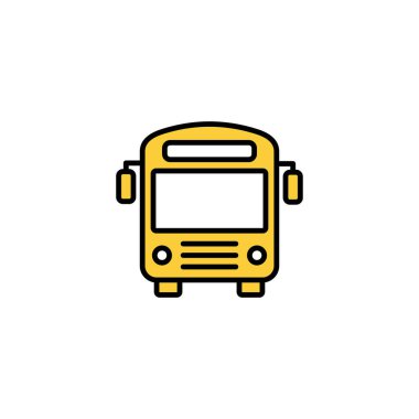 Bus icon vector for web and mobile app. bus sign and symbol. transport symbol