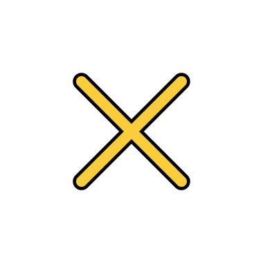 Close icon vector for web and mobile app. Delete sign and symbol. cross sign