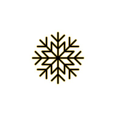 Web ve mobil uygulama için kar simgesi vektörü. kar tanesi işareti ve sembol