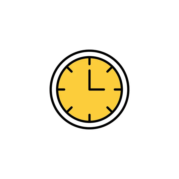 Вектор Значка Часов Веб Мобильного Приложения Знак Времени Символ Иконка — стоковый вектор