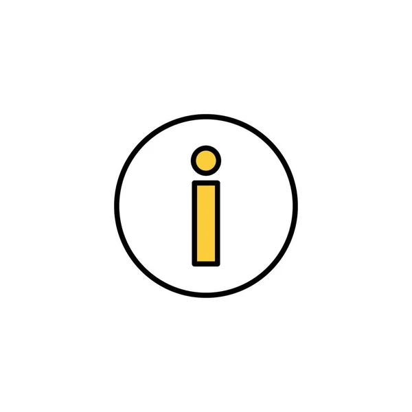 Information Sign Icon Vector Web Mobile App Sign Symbol Question — Image vectorielle