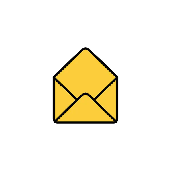 Mail Ikon Vektor Web Mobil Alkalmazás Mail Jel Szimbólum Mail — Stock Vector