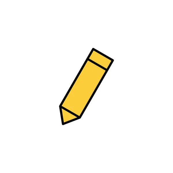 Bleistift Icon Vektor Für Web Und Mobile App Stiftzeichen Und — Stockvektor