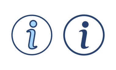 Bilgi işareti simgesi vektörü. İmza ve sembol hakkında. soru işareti simgesi