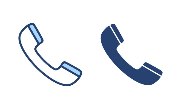 Hívja Ikonvektort Telefon Jel Szimbólum Telefon Ikon Lépjen Kapcsolatba Velünk — Stock Vector