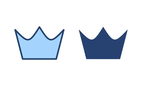 Crown Icon Vector Crown Sign Symbol — Stock Vector