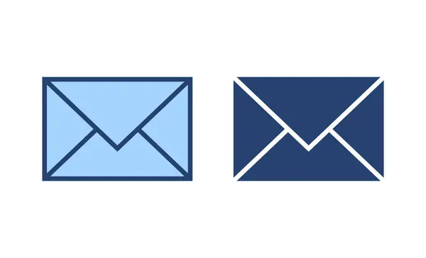Vektor Ikony Pošty Email Symbol Ikona Mailu Ikona Obálky — Stockový vektor