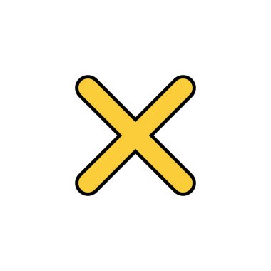 Close icon vector for web and mobile app. Delete sign and symbol. cross sign