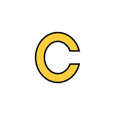 Copyright icon vector for web and mobile app. copyright sign and symbol