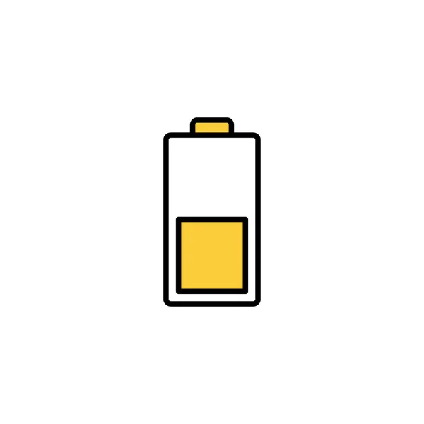 Battery Icon Vector Web Mobile App Battery Charging Sign Symbol — Wektor stockowy