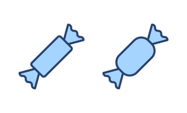 Şeker ikonu vektörü. Şeker işareti ve sembol.