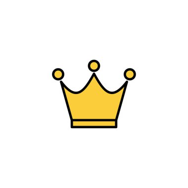 Crown icon vector for web and mobile app. crown sign and symbol