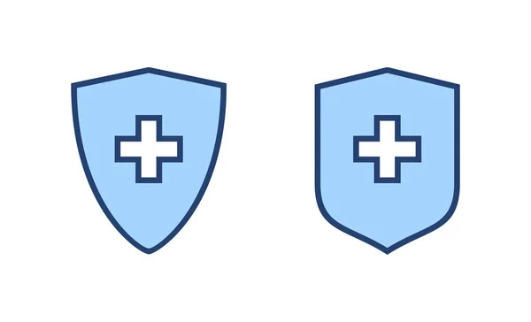 Vektor Ikony Zdravotního Pojištění Značka Symbol Dokladu Zdravotním Pojištění — Stockový vektor