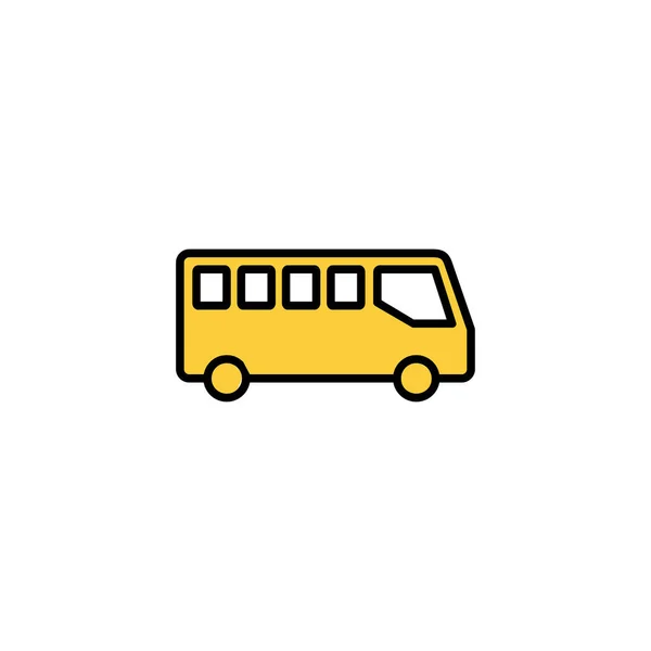 Bus Icon Vector Web Mobile App Bus Sign Symbol Transport — Stockvektor