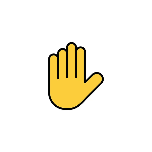 Hand Icon Vector Web Mobile App Hand Sign Symbol Hand — Stockový vektor