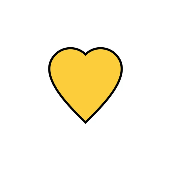 Vettore Icone Amore App Web Mobile Segno Simbolo Del Cuore — Vettoriale Stock