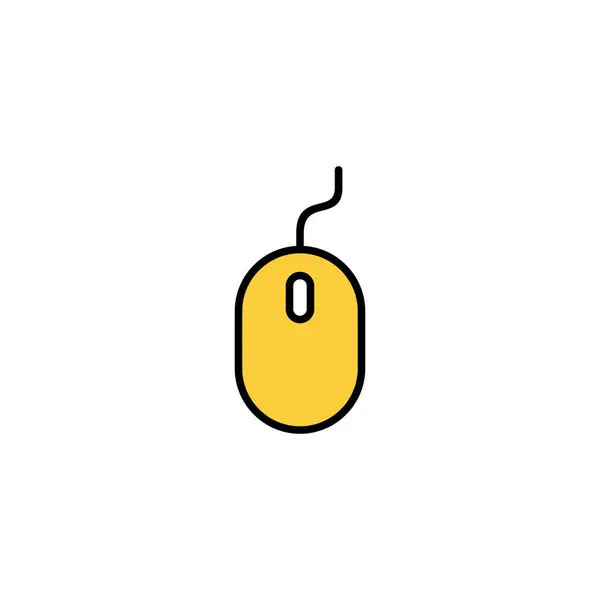 Wektor Ikony Myszy Dla Aplikacji Internetowych Mobilnych Kliknij Znak Symbol — Wektor stockowy