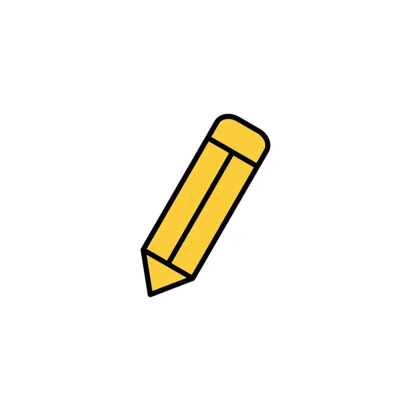 Bleistift Icon Vektor Für Web Und Mobile App Stiftzeichen Und — Stockvektor