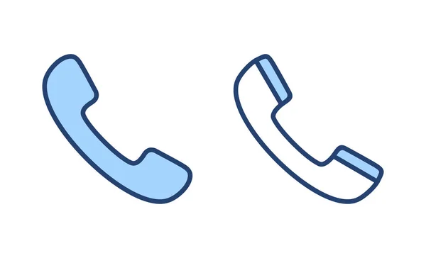 Vektor Ikony Volání Telefonní Znak Symbol Ikona Telefonu Kontaktujte Nás — Stockový vektor