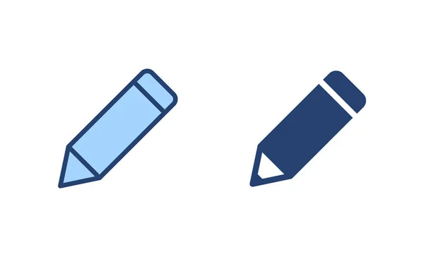 Pencil Icon Vector Pen Sign Symbol Edit Icon Vector — Stock Vector