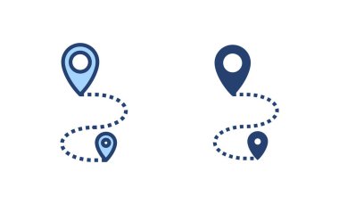 Haritalar ve simge vektörü. konum işareti ve sembol. coğrafi konum, imleç simgesi.