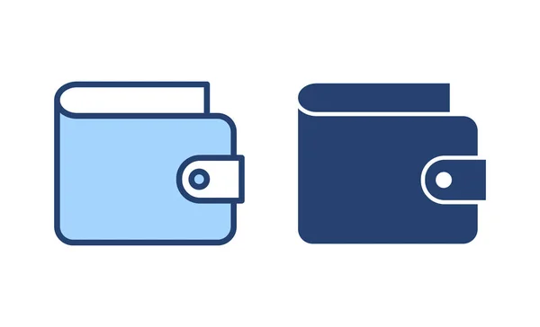 Wallet Icon Vector Wallet Sign Symbol — Stock Vector