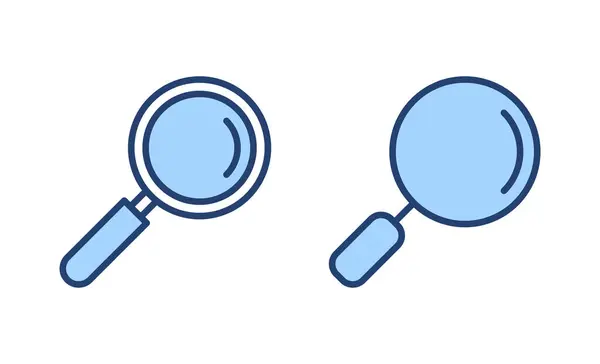 Search Icon Vector Search Magnifying Glass Sign Symbol — Stock Vector