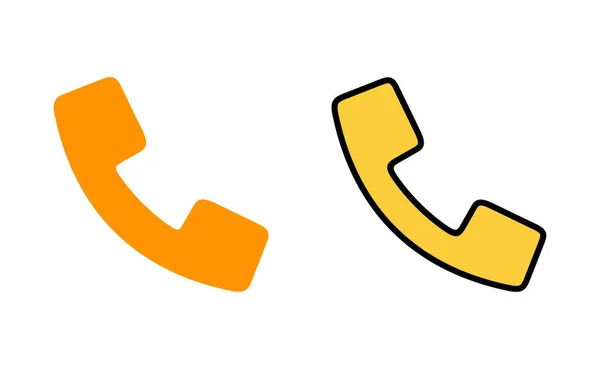 Call Icon Vector Web Mobile App Telephone Sign Symbol Phone — Stock vektor