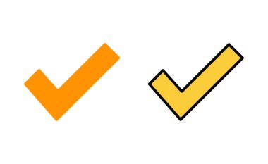 Web ve mobil uygulama için işaretleme simgesi ayarlandı. İşaret işareti ve sembol