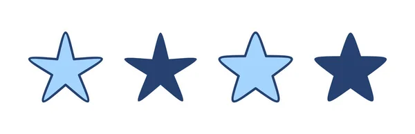 Звездный Вектор Знак Рейтинга Символ Любимая Звезда — стоковый вектор