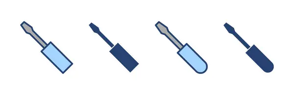 Знак Символ Значка Отвертки Vector Tools — стоковый вектор