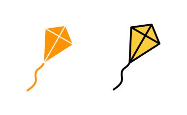 Web ve mobil uygulama için uçurtma simgesi ayarlandı. Uçurtma işareti ve sembol