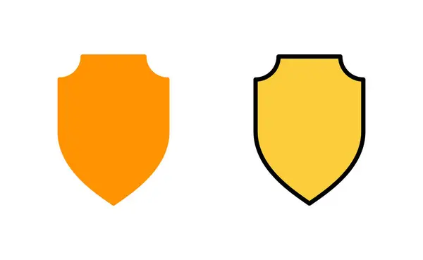 Ícone Escudo Definido Para Web Aplicativo Móvel Ícone Proteção Signo — Vetor de Stock