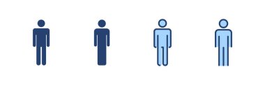 Erkek simgesi vektörü. Erkek işareti ve sembol. insan sembolü