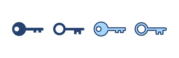 Вектор Значка Ключа Знак Символ — стоковый вектор