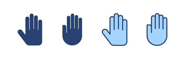 Διάνυσμα Εικονιδίου Χεριού Χέρι Σημάδι Και Σύμβολο Παλάμη — Διανυσματικό Αρχείο