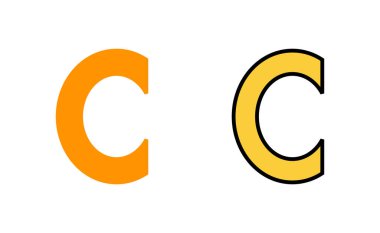 Web ve mobil uygulama için telif hakkı simgesi ayarlandı. telif hakkı işareti ve sembol