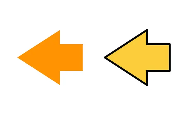 Conjunto Iconos Flecha Para Web Aplicación Móvil Signo Flecha Símbolo — Vector de stock