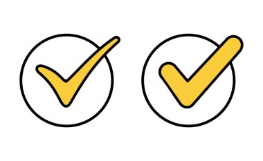 Web ve mobil uygulama için onaylanmış simge ayarlandı. Onaylanmış Madalya Simgesi