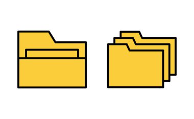 Web ve mobil uygulama için dizin simgesi ayarlandı. dizin işareti ve sembol