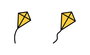 Web ve mobil uygulama için uçurtma simgesi ayarlandı. Uçurtma işareti ve sembol