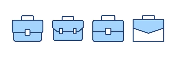 Briefcase Icon Vector Suitcase Sign Symbol Luggage Symbol — Stock Vector