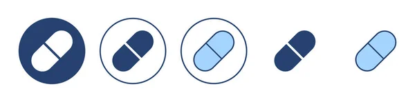 stock vector Pills icon vector. capsule icon. Drug sign and symbol