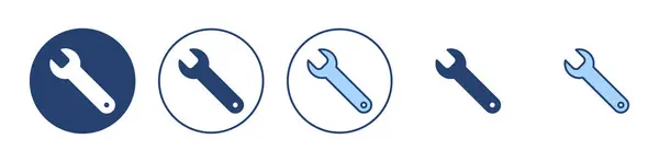 Schrauben Sie Symbolvektor Reparatur Symbol Werkzeuge Zeichen Und Symbol — Stockvektor