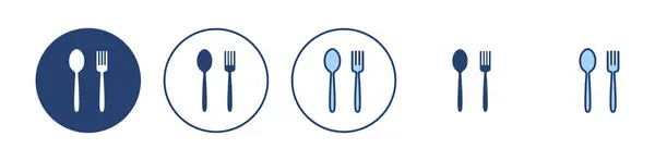 stock vector spoon and fork icon vector. spoon, fork and knife icon vector. restaurant sign and symbol