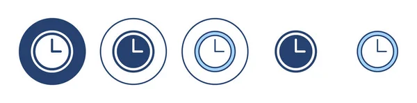 Saat simgesi vektörü. Zaman işareti ve sembol. saat simgesi