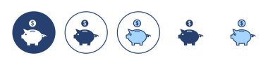 Banka simgesi vektörü. Banka işareti ve sembol, müze, üniversite