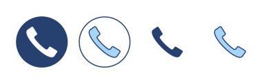 Simge vektörünü ara. Telefon işareti ve sembol. Telefon ikonu. Bizimle irtibata geç 