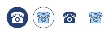 Telefon ikonu vektörü. telefon işareti ve sembol