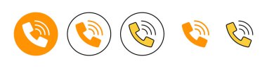 Call icon vector for web and mobile app. telephone sign and symbol. phone icon. contact us 